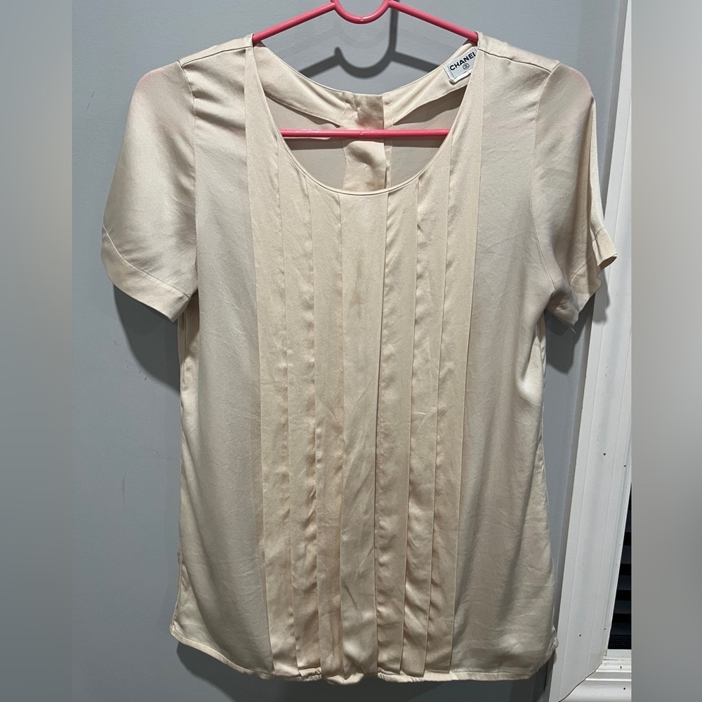 CHANEL vintage silk blouse